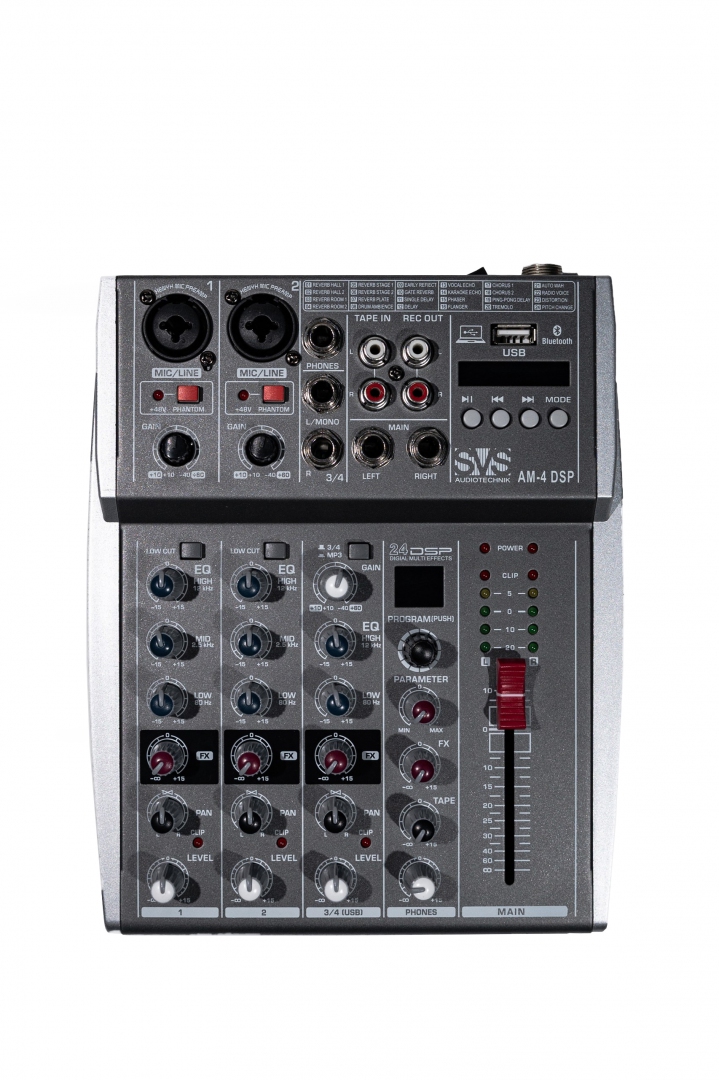 SVS Audiotechnik mixers AM-4 DSP Аналоговый микшерный пульт, 4-канала в Беслане