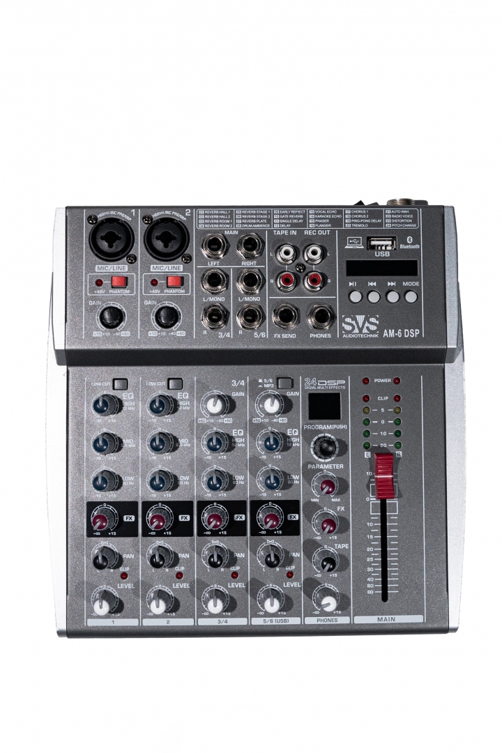 SVS Audiotechnik mixers AM-6 DSP Микшерный пульт аналоговый, 6-канальный SVS Audiotechnik mixers в Беслане